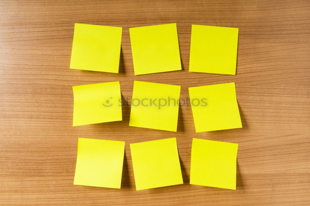 Similar – Image, Stock Photo Notes on a neutral yellow background