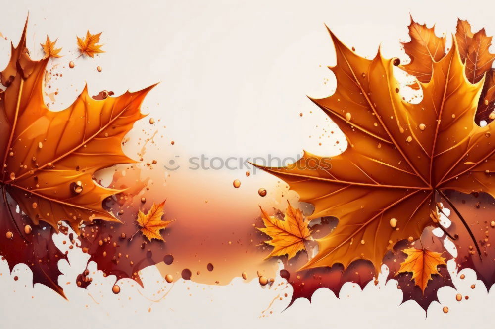 Similar – autumn foliage Red