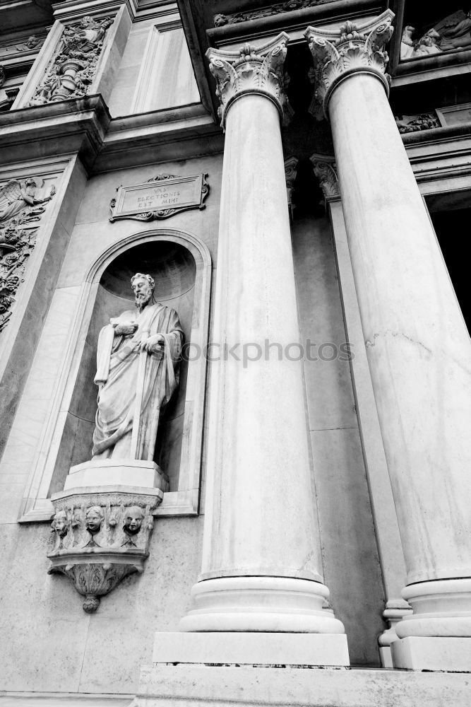 Similar – Image, Stock Photo Detail of fountain on the Saint Peter Square (Piazza San Pietro), in Vatican, Rome, Italy.