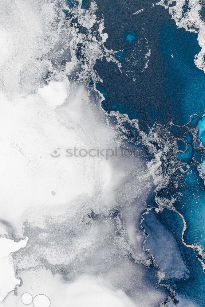 Similar – Ice floating in blue water