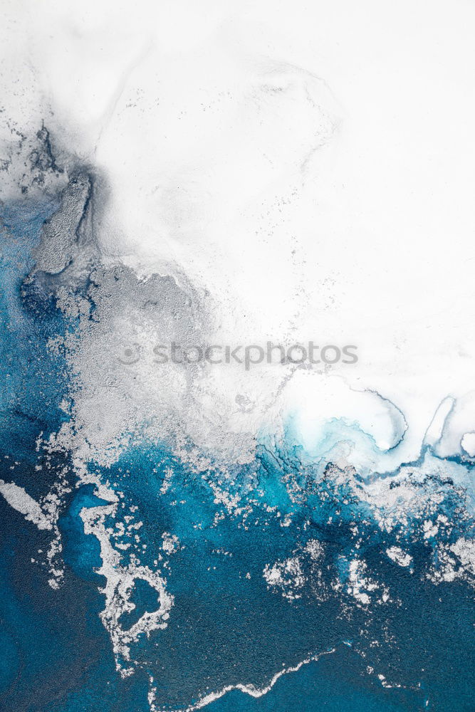 Similar – Ice floating in blue water