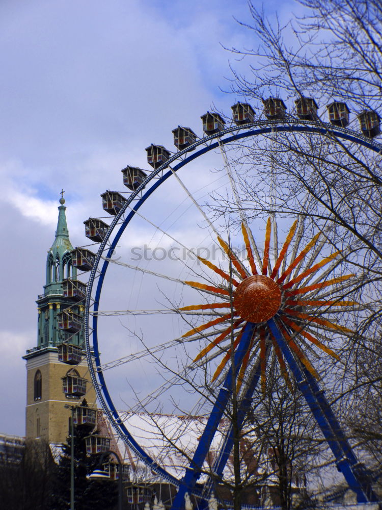 Similar – Schloßplatz Construction Christmas Market 2005