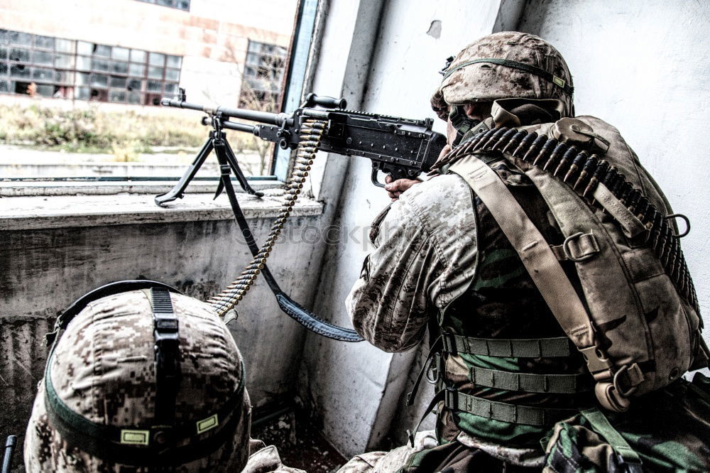 Similar – Image, Stock Photo The Gun Men Soldier