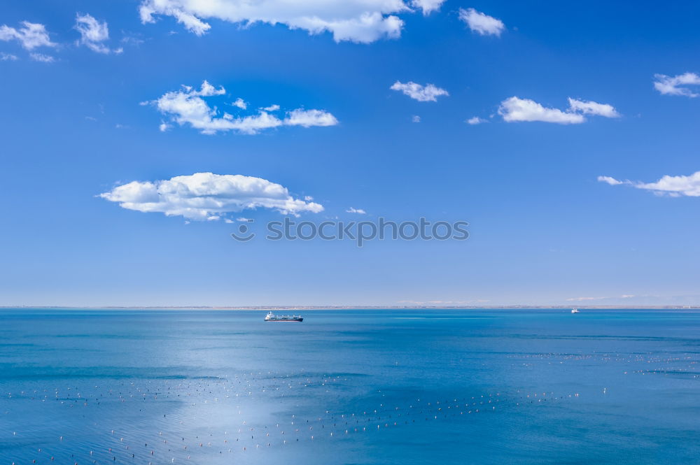 Similar – Image, Stock Photo into the blue Ocean Buoy