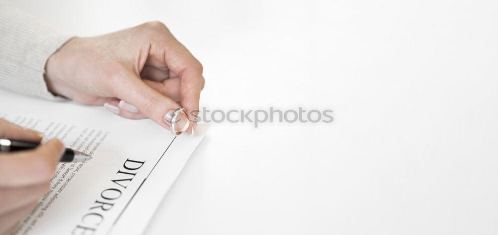 Similar – Image, Stock Photo Pensioner hand holds glasses