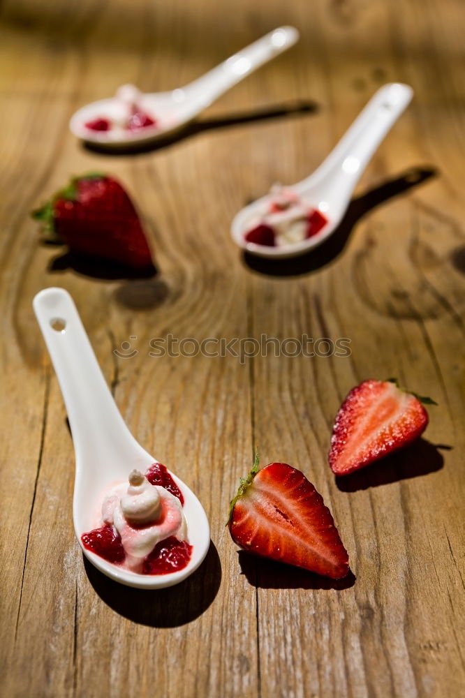 Similar – Homemade jam on wooden table