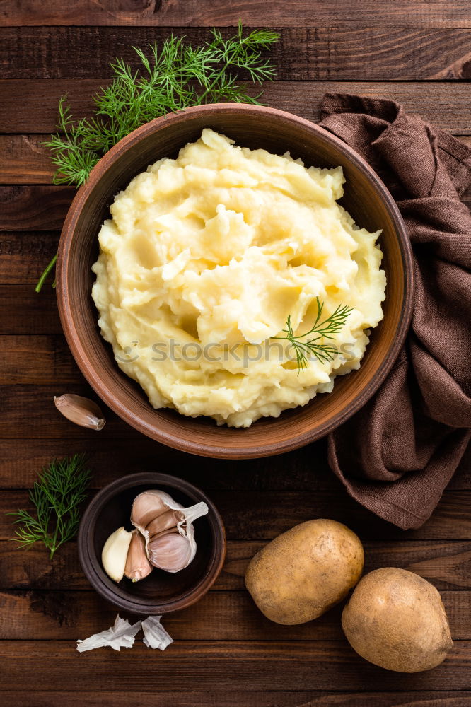 Image, Stock Photo roasted cauliflower with millet