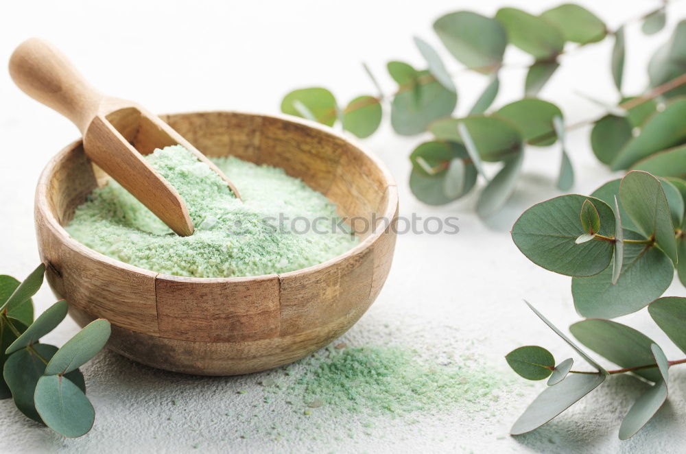 Similar – Image, Stock Photo Matcha Espresso in Glass with Matcha Broom and Match Powder