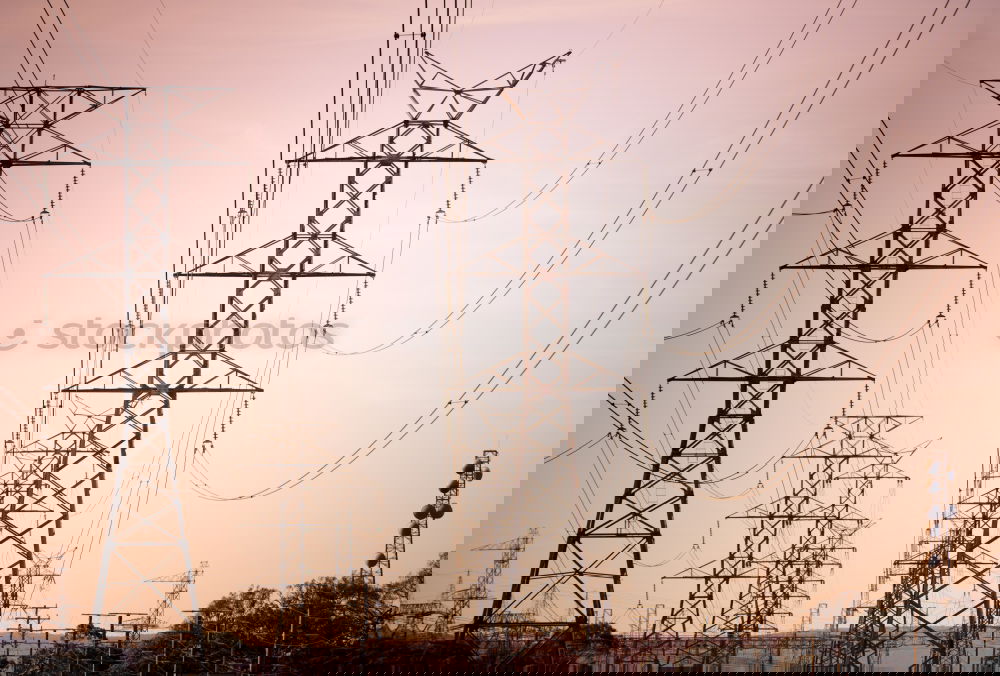 Similar – Image, Stock Photo Long (power) line?
