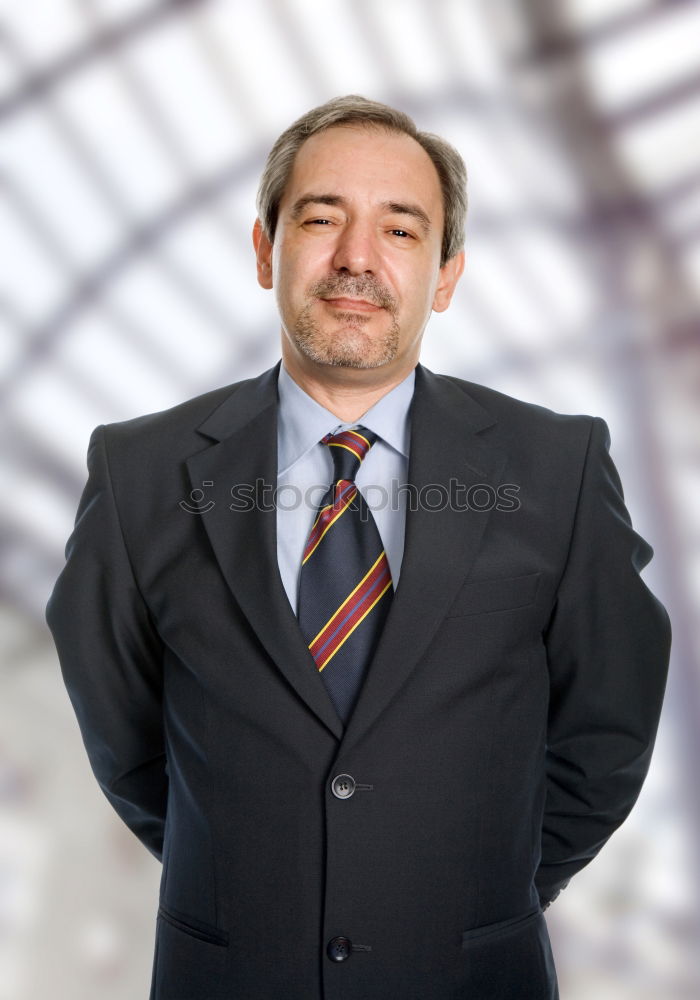 Similar – Senior businessman outside of modern office building.