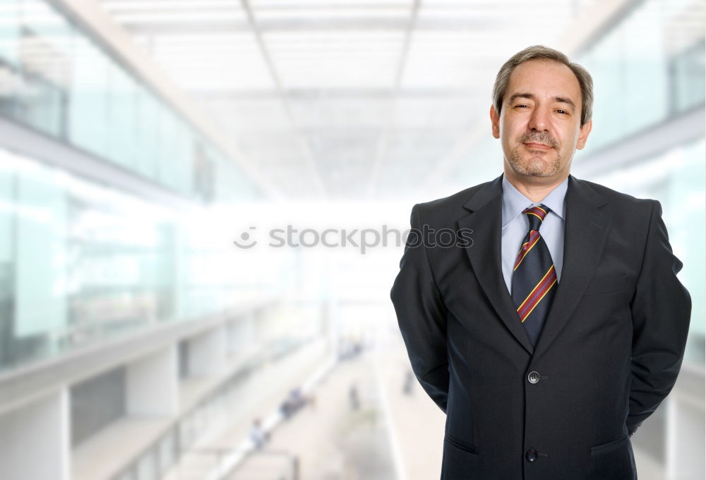 Similar – Senior businessman outside of modern office building.