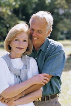 Similar – Image, Stock Photo Smiling senior couple