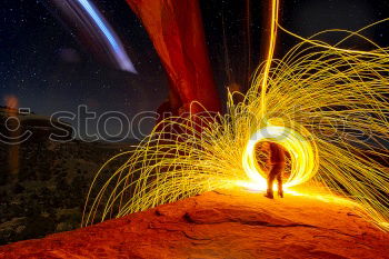 Similar – Image, Stock Photo light painting Nature