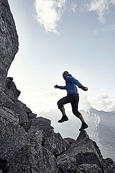 Similar – Image, Stock Photo overcoming Masculine