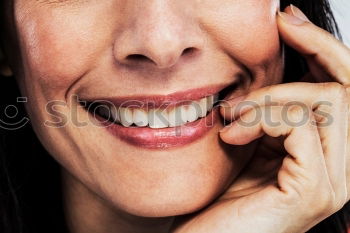Similar – Image, Stock Photo Happy elderly woman on the mobile phone