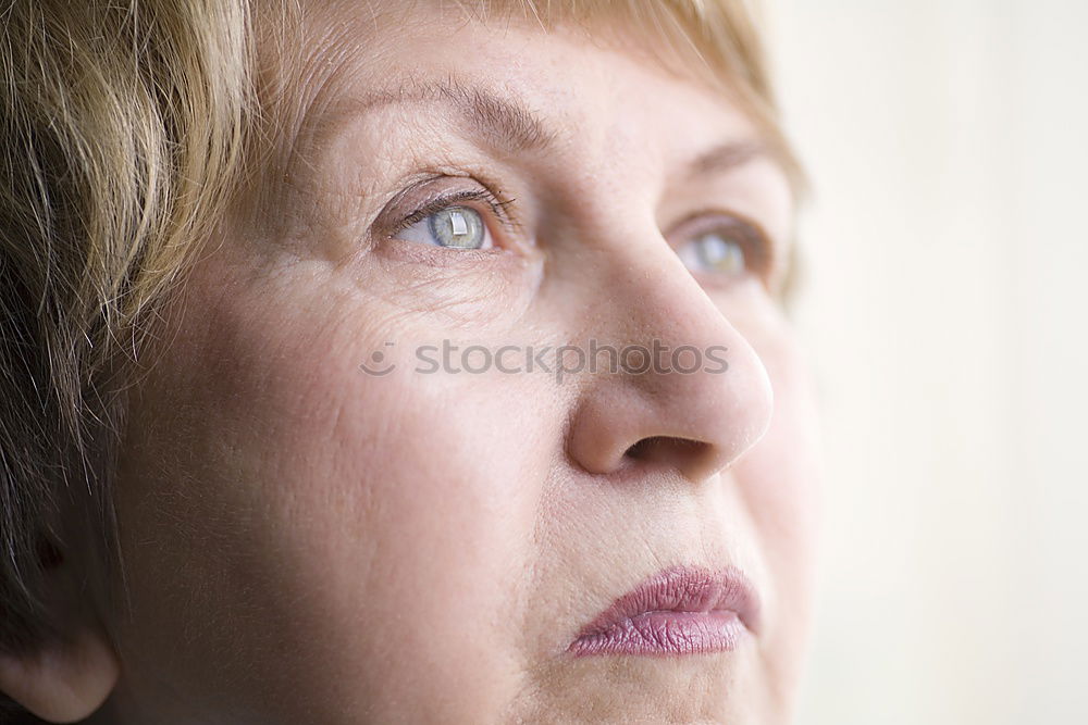 Similar – Image, Stock Photo Close-up of a woman’s face