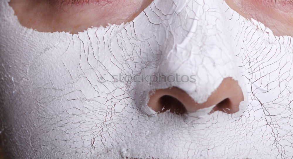 Similar – Image, Stock Photo Double exposure portrait of a young woman with her fingers in front of her eyes in half transparency