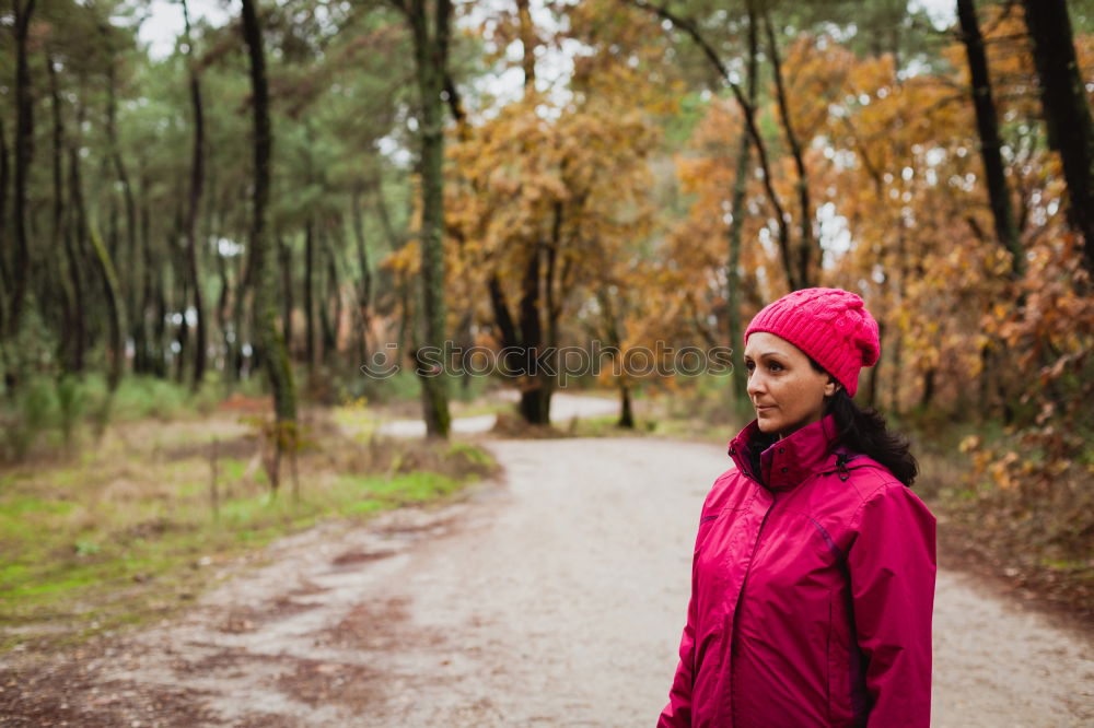 Similar – Young Backpacker enjoying of Nature.