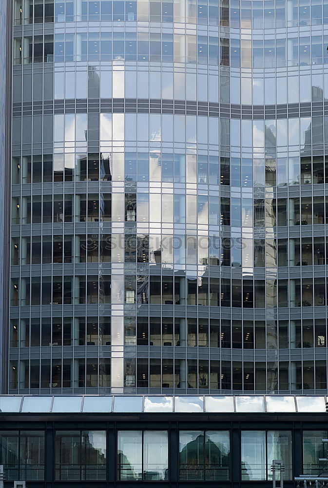 Similar – Television tower mirrored in glass facade