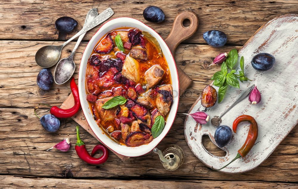 Similar – Image, Stock Photo Mexican bean soup in a saucepan