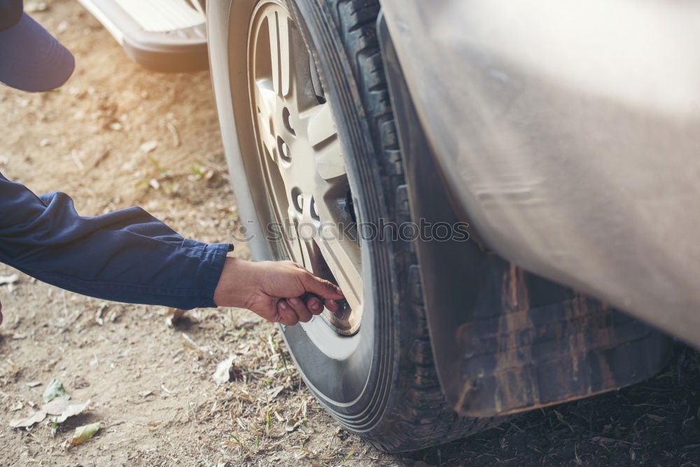 Similar – Professional Mechanic Repairing Car Engine.