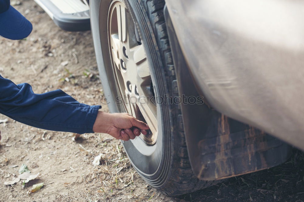 Similar – Professional Mechanic Repairing Car Engine.