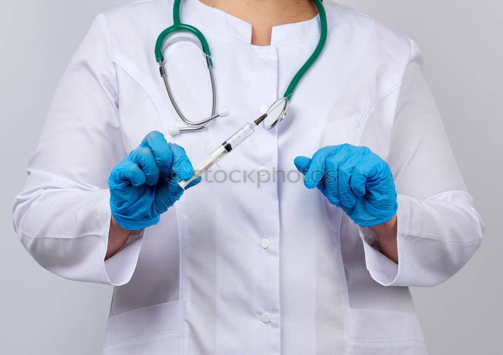 Similar – human hand holding a medical stethoscope