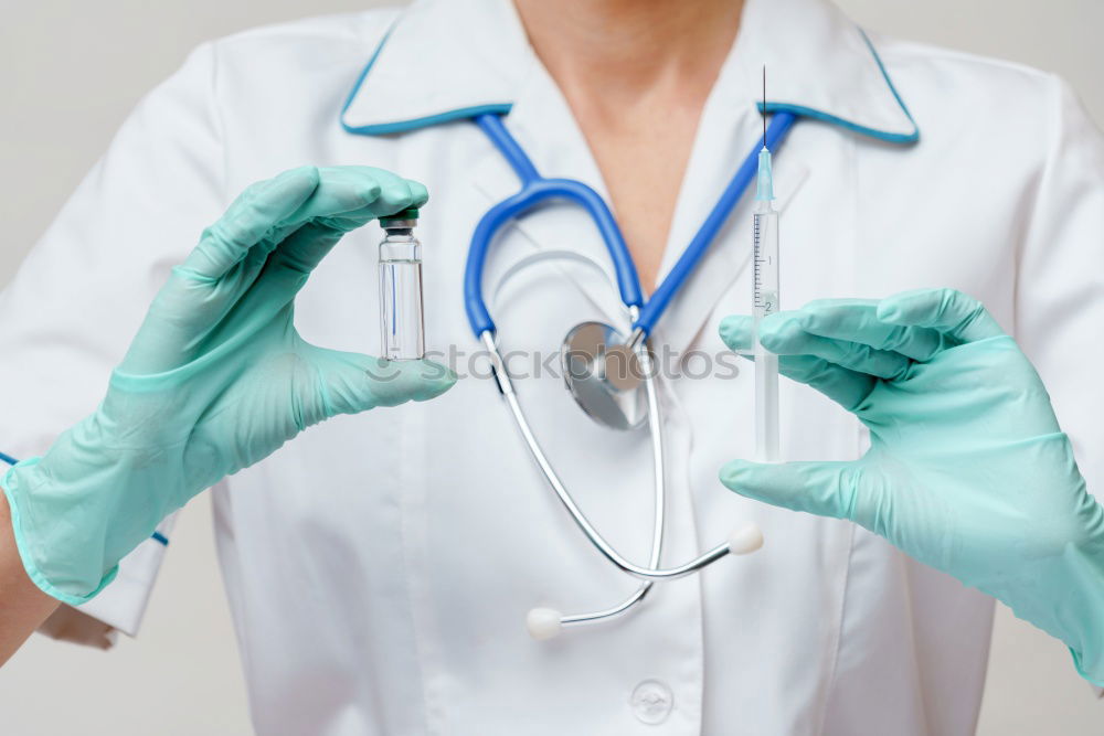 Similar – human hand holding a medical stethoscope