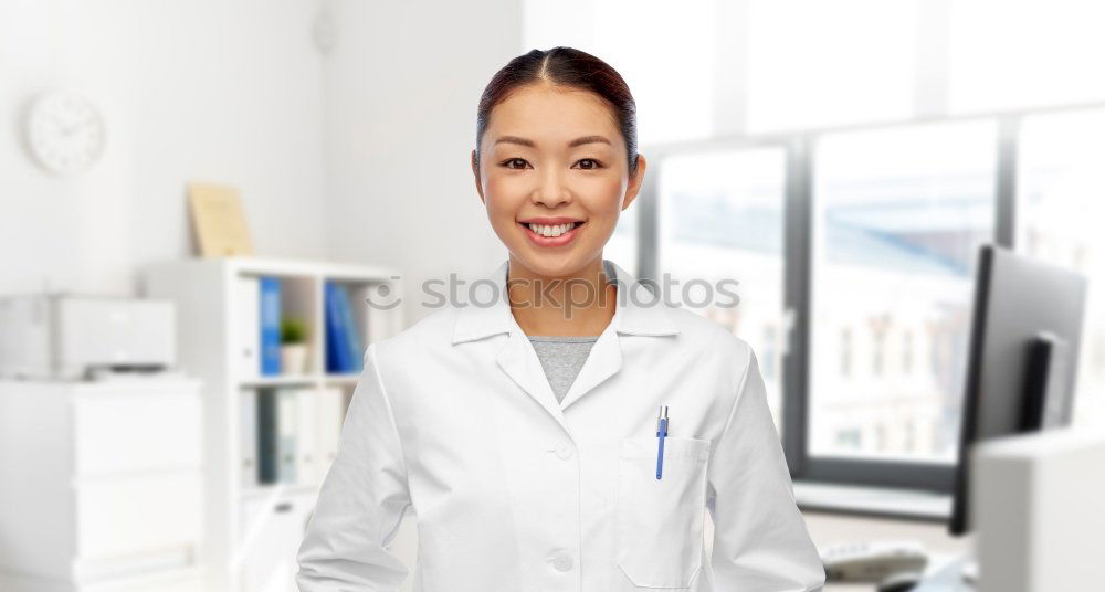 Similar – Image, Stock Photo Woman in whites at modern building