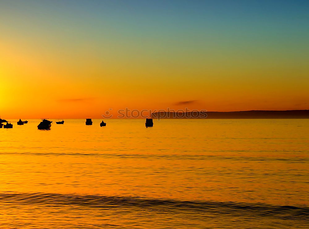 Similar – Image, Stock Photo Sailing into Sunrise