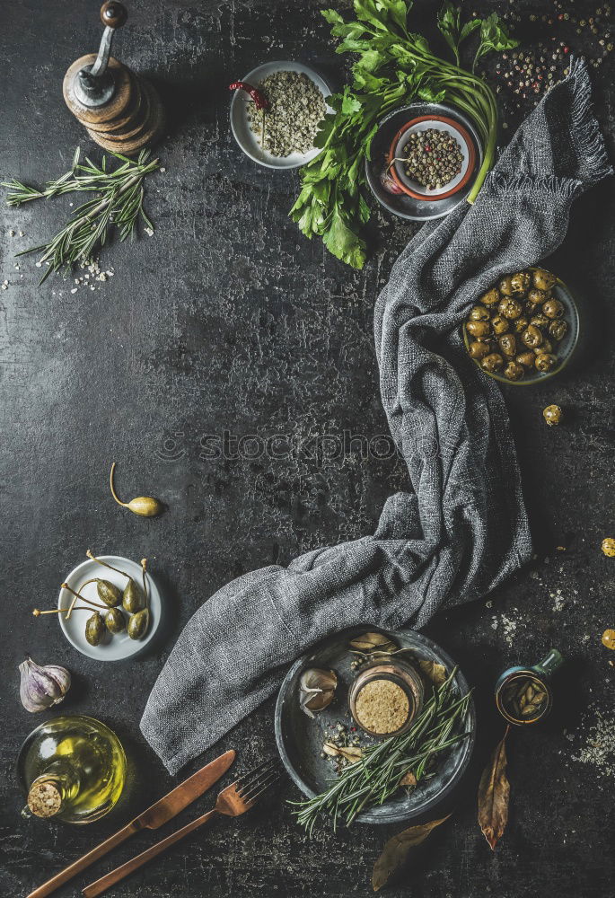 Similar – Image, Stock Photo Green asparagus on baking tray