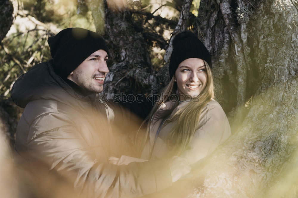 Similar – Couple in fir branches