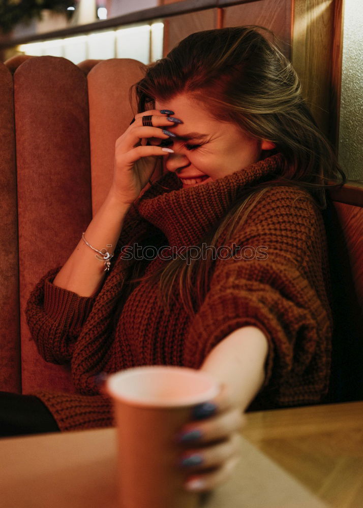 Similar – Image, Stock Photo Woman sitting and relaxing on floor