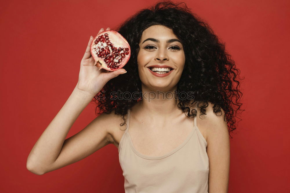 Similar – Image, Stock Photo Young redhead woman holding lemon ice creams