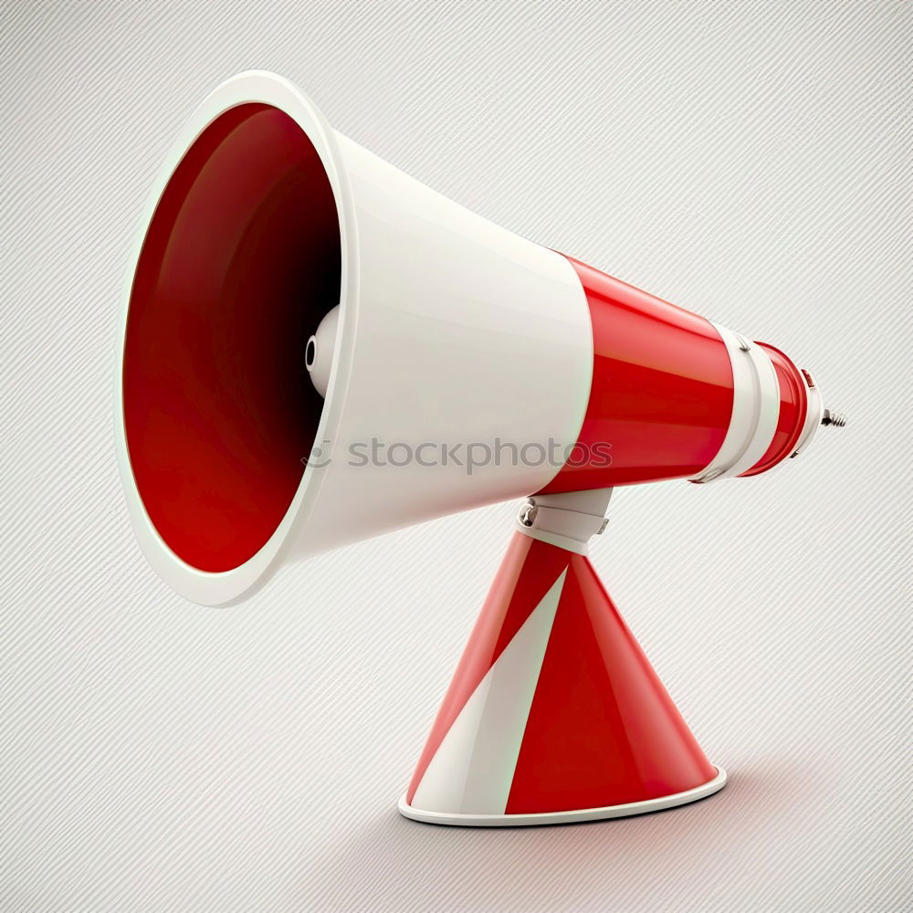 Similar – Image, Stock Photo Female hand holding megaphone