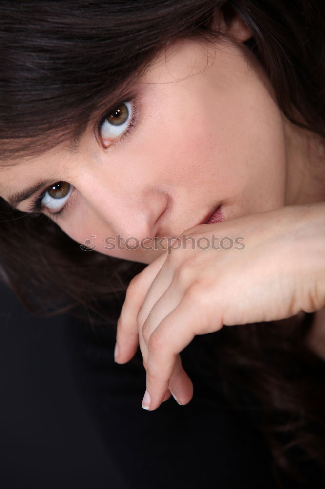 Similar – Image, Stock Photo BLUE PHASE Human being