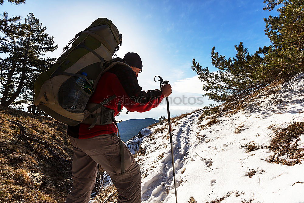 Image, Stock Photo back country Tourism