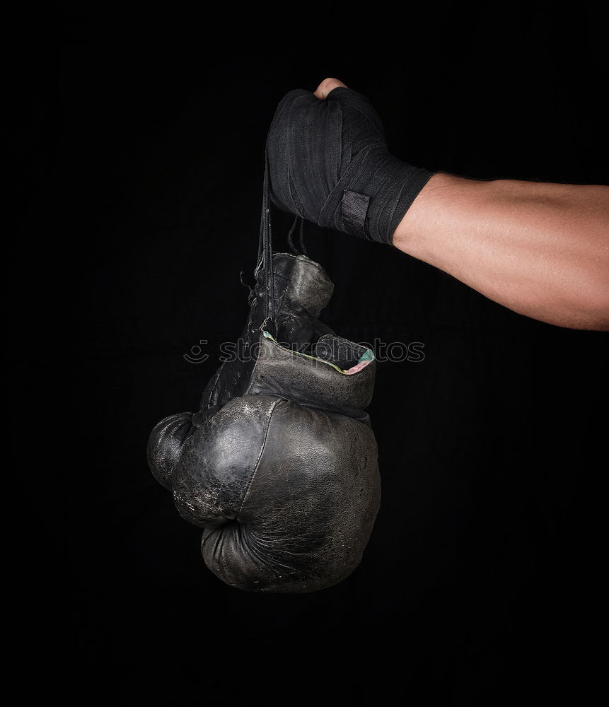 Similar – athlete stands in a fighting stance