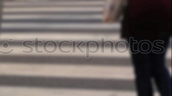 Image, Stock Photo Crossing the zebra crossing