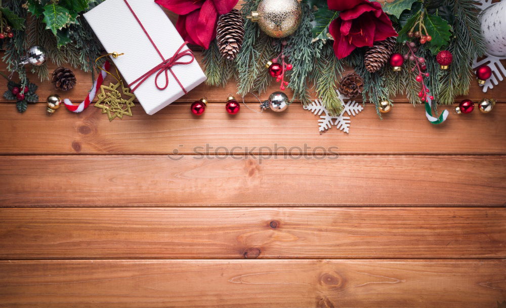 Similar – Image, Stock Photo Festive Christmas Table Decoration