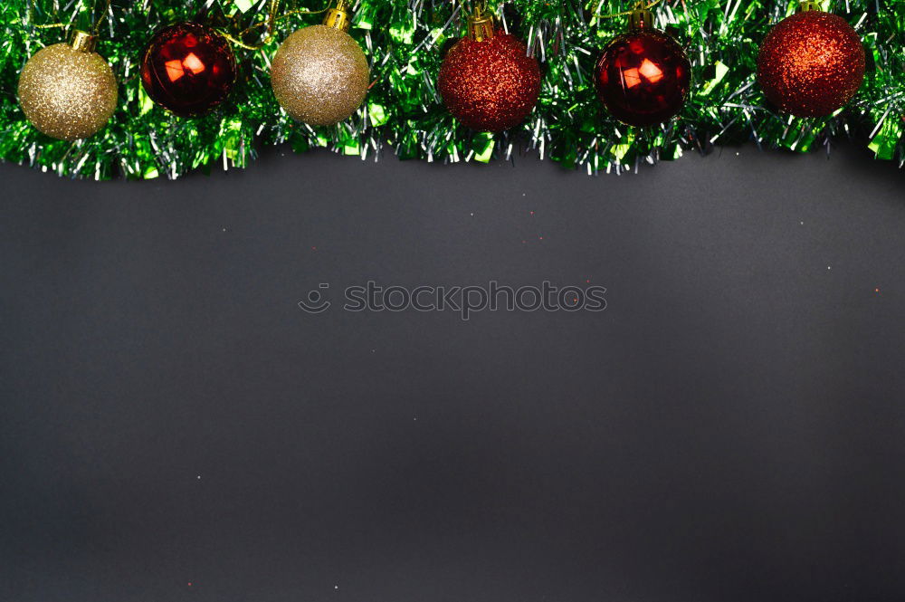 Similar – Image, Stock Photo Nostalgic Christmas decoration with delicate fir branches, red bauble and vases on an old table. Red christmas bauble hangs shiny on twigs. Glowing Christmas bauble hanging from branches in old white nostalgic porcelain pots at home.