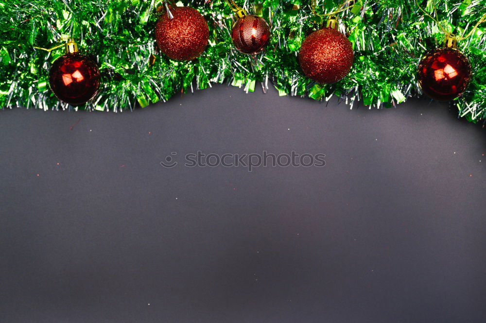 Similar – Image, Stock Photo Nostalgic Christmas decoration with delicate fir branches, red bauble and vases on an old table. Red christmas bauble hangs shiny on twigs. Glowing Christmas bauble hanging from branches in old white nostalgic porcelain pots at home.