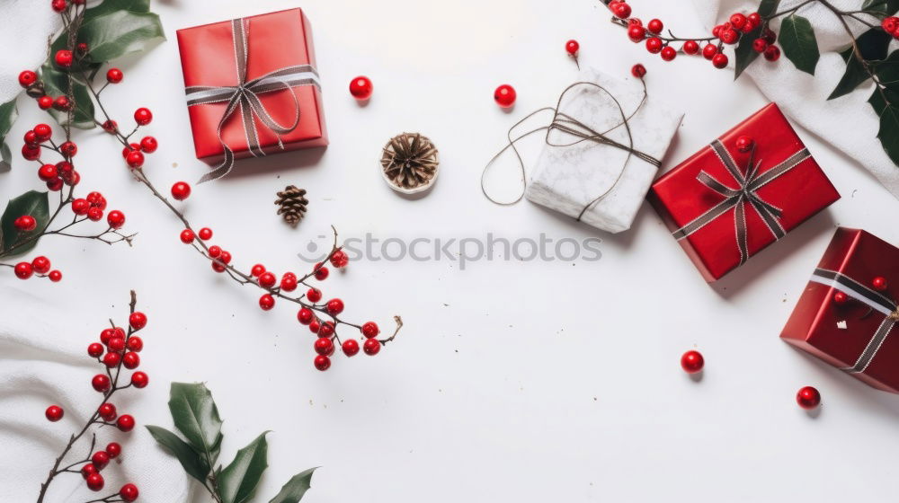Similar – Image, Stock Photo Gift packaging objects with flowers