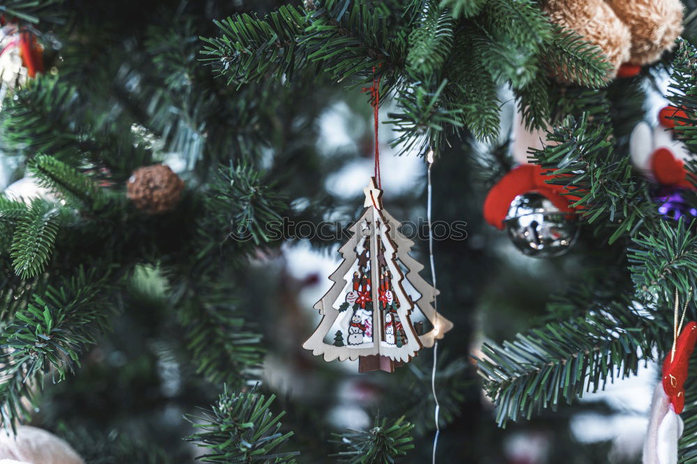 Similar – Image, Stock Photo Christmas fir shape Winter