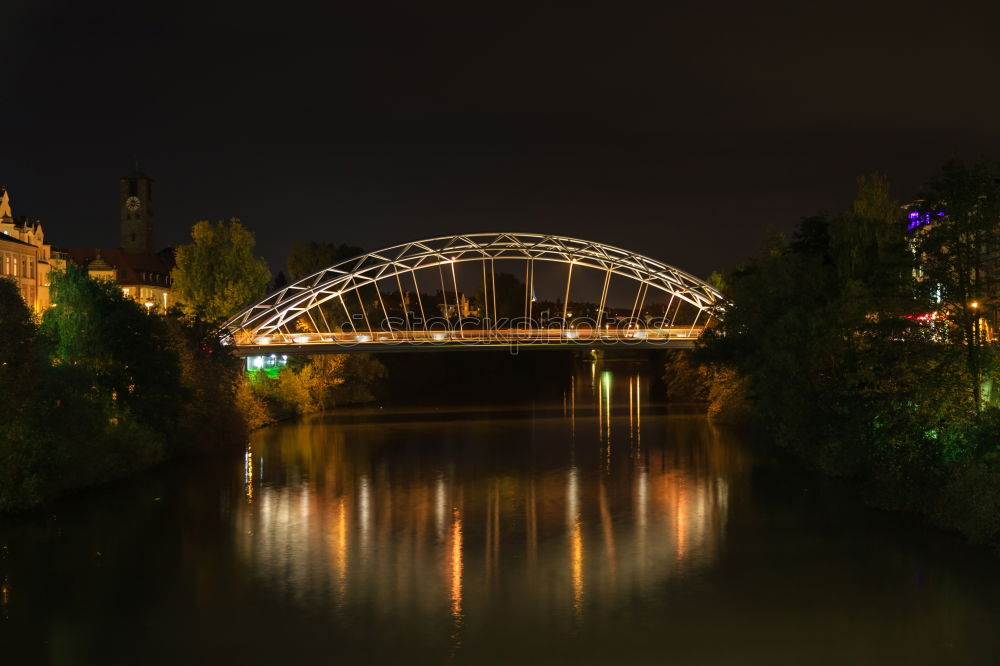 Similar – Brücke im Mondschein Licht