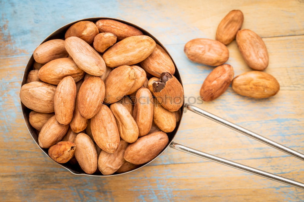 Similar – Image, Stock Photo Almond oil in bottle and nuts