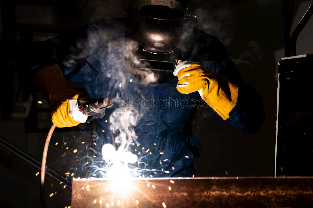 Similar – Image, Stock Photo worker welding