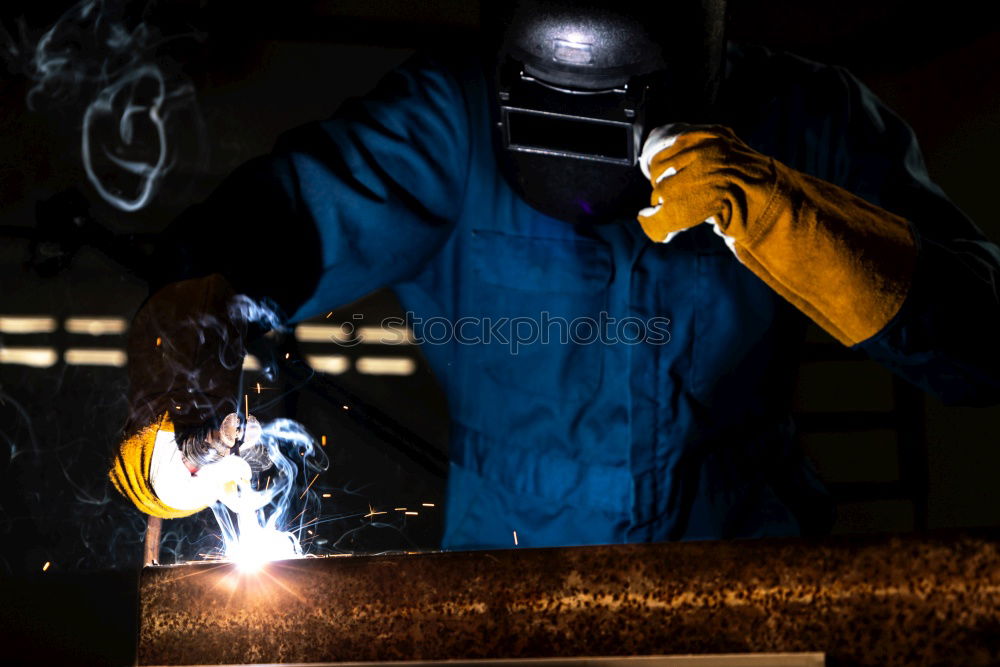 Similar – Image, Stock Photo worker welding