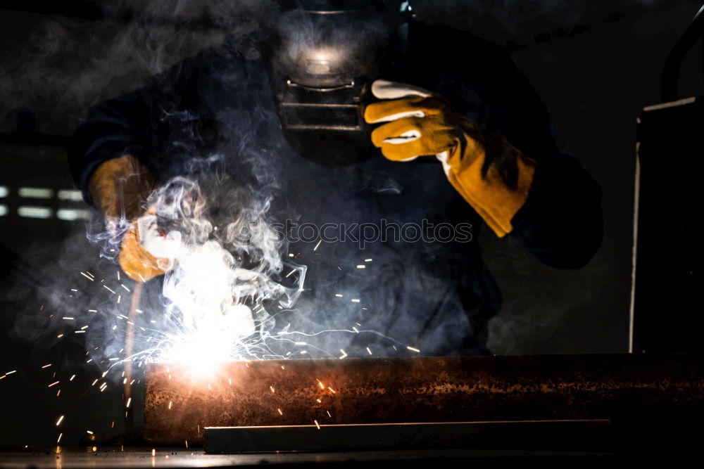 Similar – Image, Stock Photo worker welding