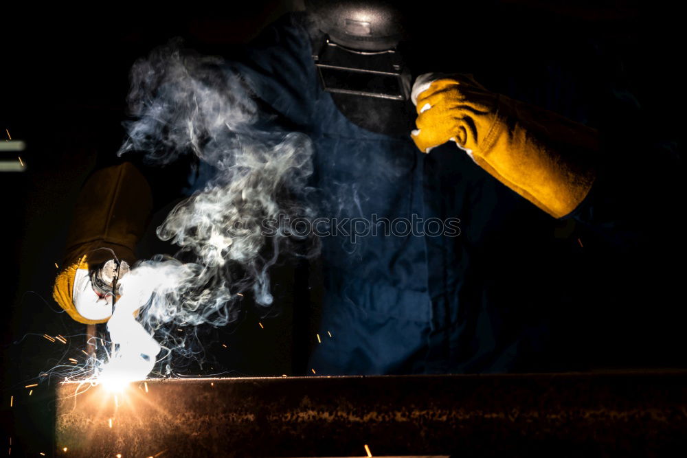 Similar – Image, Stock Photo worker welding